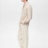 Linen Cotton Striped Cream Shirt - Image 2