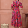 Floral Printed Fit & Flare Midi Dress - Image 2