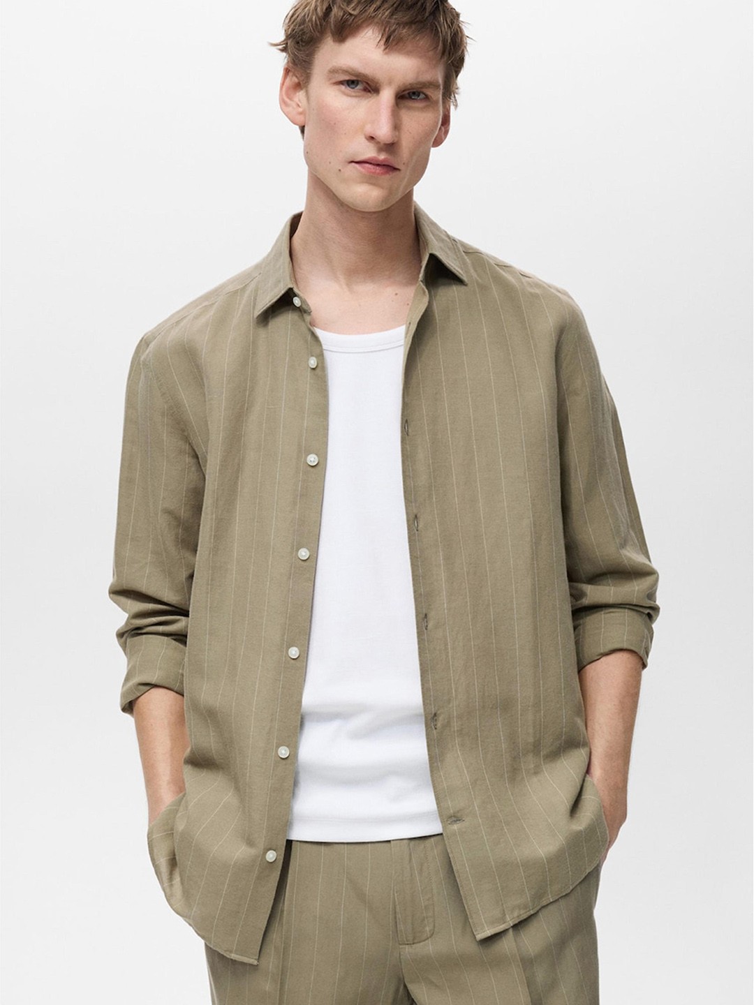 Cotton Striped Casual Shirt